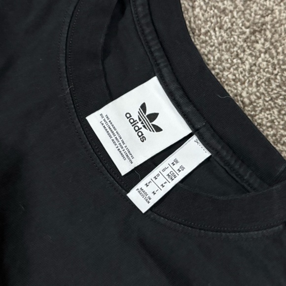 Adidas Men’s EQT Colorblock T-Shirt Graphite White | Size Medium - Picture 8 of 8